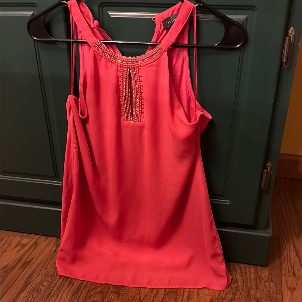 The Limited Coral Cut Out Tank Top